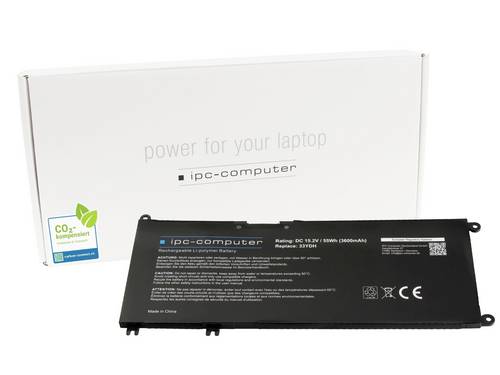 Ipc-computer Notebook-Akku Akku 33YDH REPLACE 15.20V 3600 mAh
