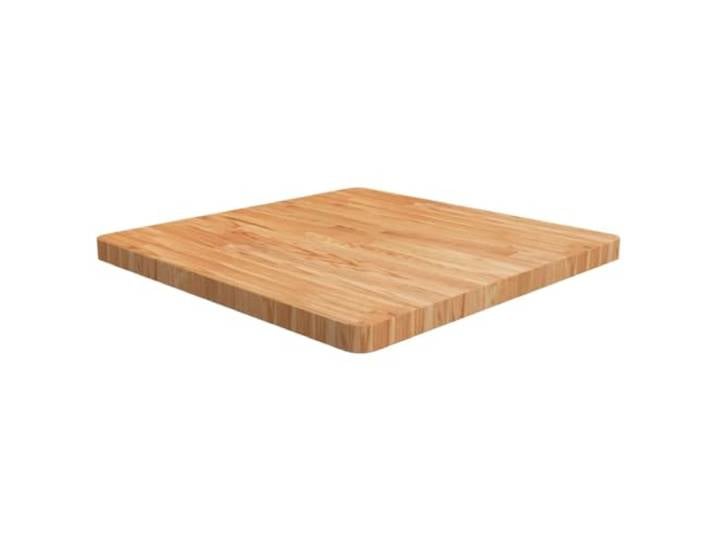 POUFGDR Quadratische Tischplatte, massives Eichenholz, 70 x 70 x 4 cm Gebrauchsfertiges lackiertes Holz, langlebig, leicht zu reinigen, für Restaurant, Café, Haus