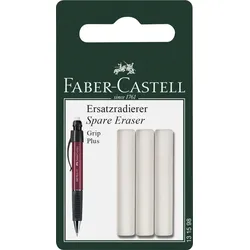 FABER-CASTELL Radiergummis für Bleistifte weiß