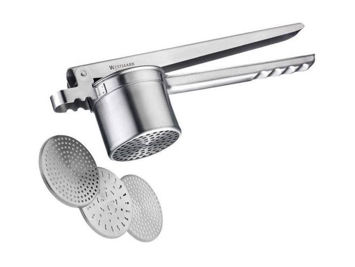 Kartoffelpresse WESTMARK Spätzle- und Kartoffelpresse , silber (silberfarben), T:32cm, Edelstahl, Küchenpressen, Kartoffelpresse
