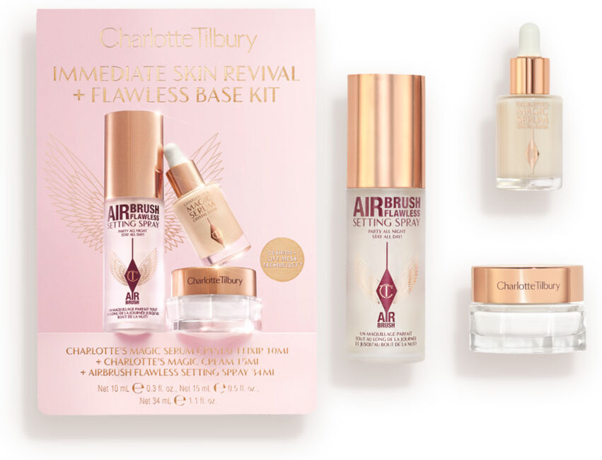 Immediate Skin Revival + Flawless Base Kit - Hydrate & Prime Icons Kit Charlotte Tilbury 1400 Immediate Skin Revival + Flawless Base Kit Size: