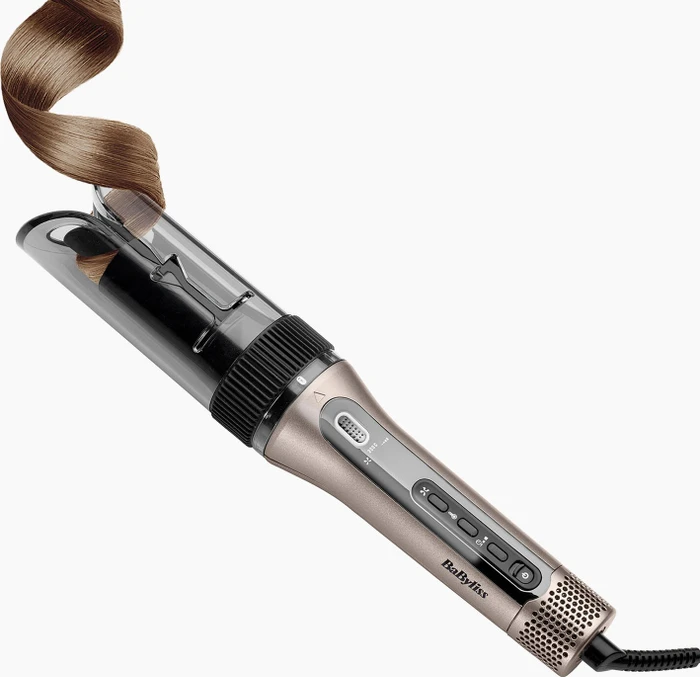 BaByliss Style Secret Air Hair Curler C6688E, Grey/Black