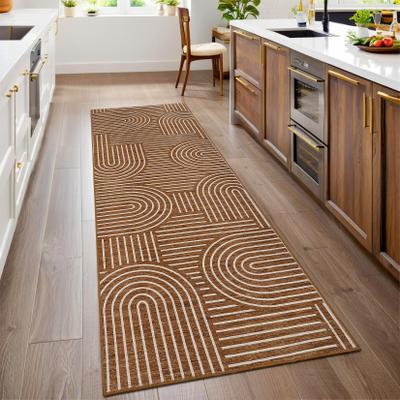 Garvee Dynamic Arcs Geometric Modern Area Rug