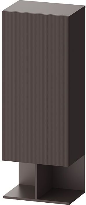 Duravit Balcoon Halbhochschrank BA1302RJGIG0000 50x36x132cm, Tür rechts, Schieferbraun strukturiert
