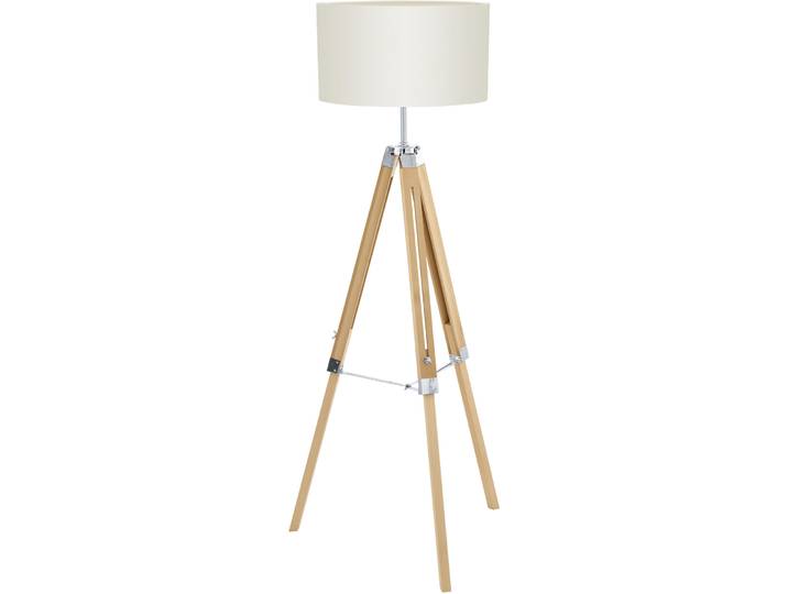 Eglo Stehlampe Lantada Natur Holz/Stahl H 143 cm