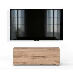 LOWBOARD Barvo 100 Eiche Wotan 100/36,5/32 cm – hängend oder stehend