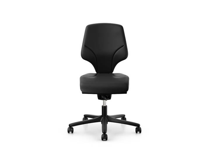 Giroflex 64-3078 LAB laboratory chair without armrests, Black/Black, New, Ergonomic chair - ideal for flexible working
