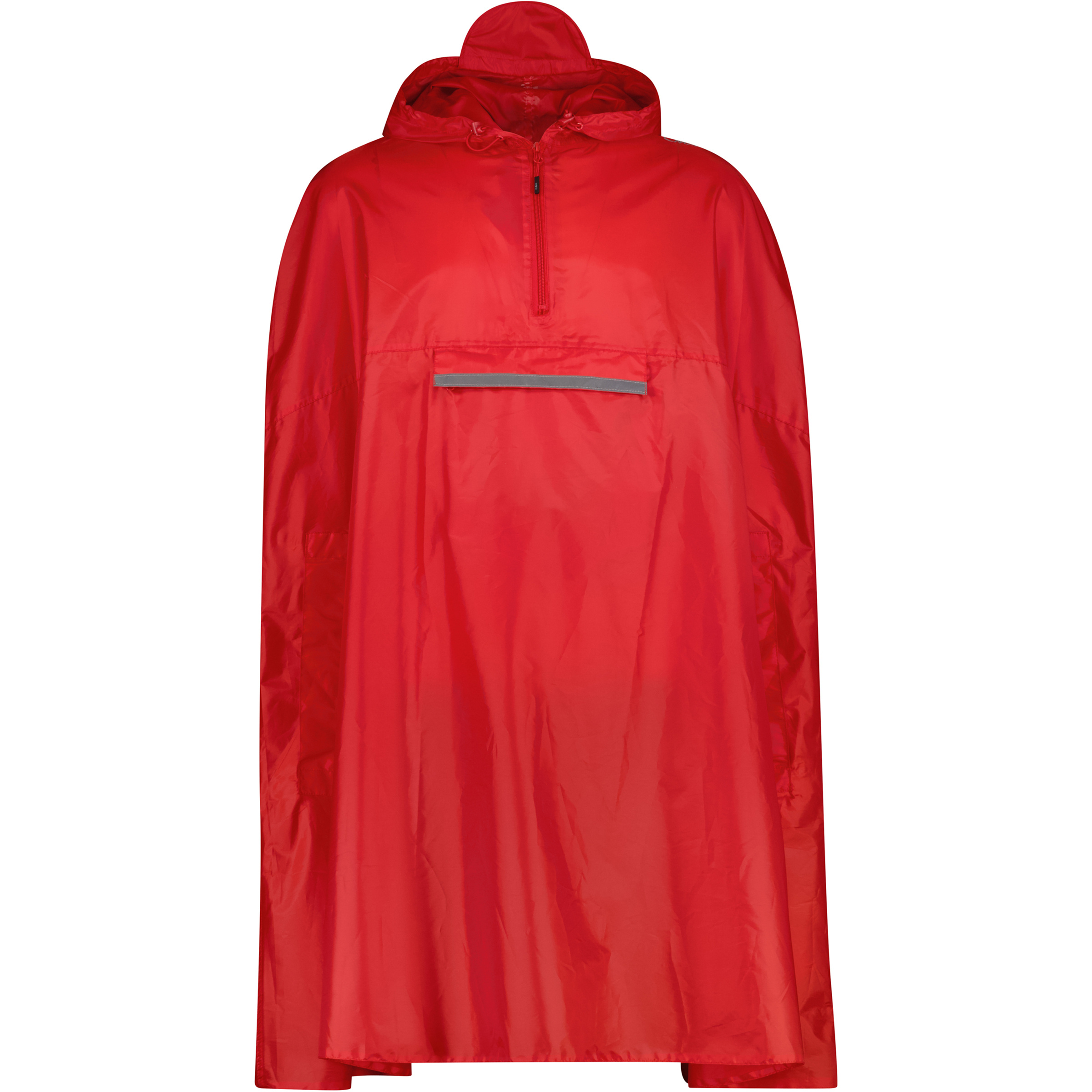 CMP Regenponcho Regenjacke rot Größe M Trekking Klein verpackbar Wasserabweisend