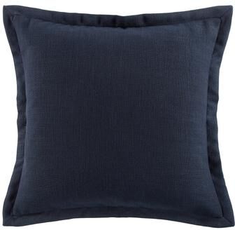"Hiend Accents Camden Nubby Weave Navy Euro Sham, 27"" x 27"", 1PC"