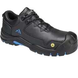 Sicherheitshalbschuhe S3S "FC19" schwarz/blau - 46 - schwarz