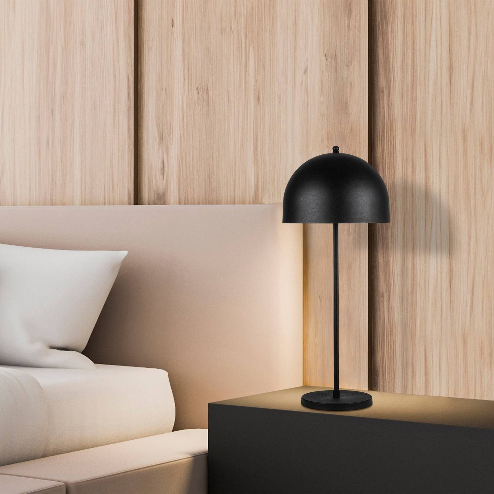Tischlampe Can NT-135 Opviq, schwarz, für Wohn- / Esszimmer, Metall, Tischlampe