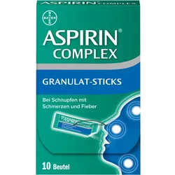 Aspirin Complex Granulat-Sticks 500mg/30mg Granula 10 ST
