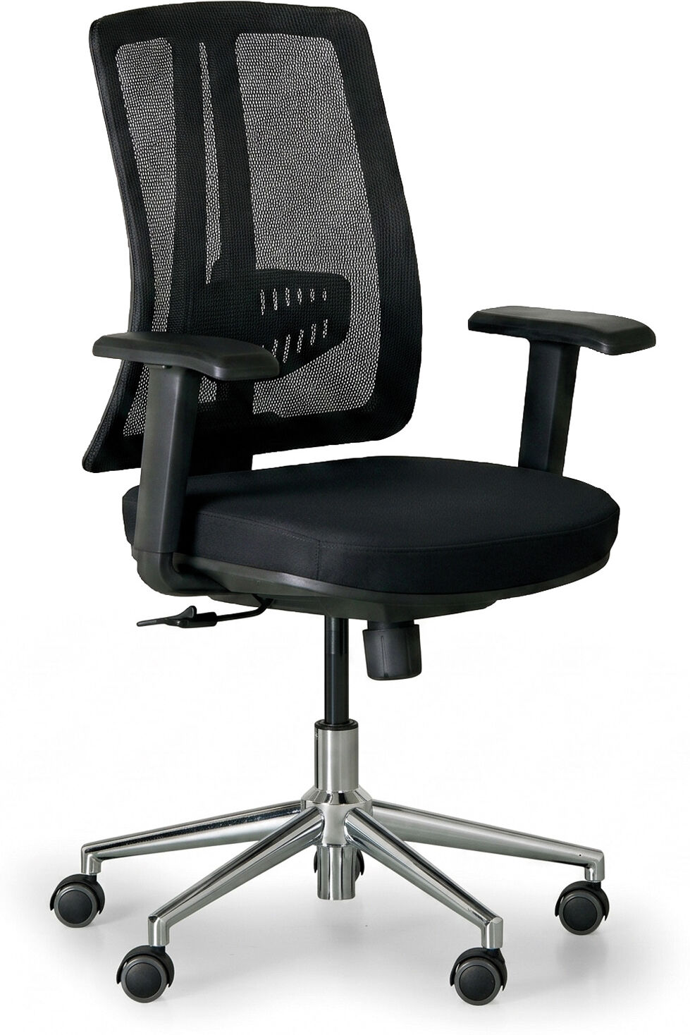 B2B Partner Bürostuhl HUMAN, Stahlkreuzgestell, schwarz