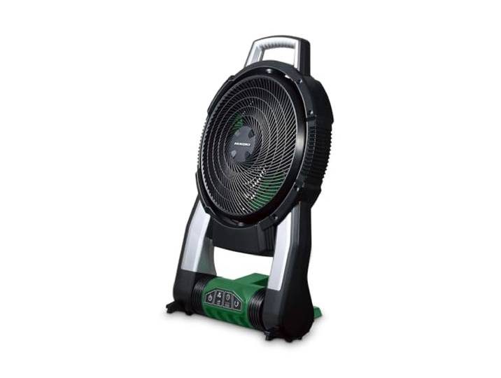 HiKOKI Akku-Ventilator UF18DSAL (18V\, Li-Ion\, bis zu 7.5h Laufzeit\, Schwenkbar\, Geräuscharm\, ohne Akku und Ladegerät)