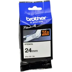 Brother P-Touch Schablonenband STe-151 für elektrolytische Beschriftung 24mm x 3m