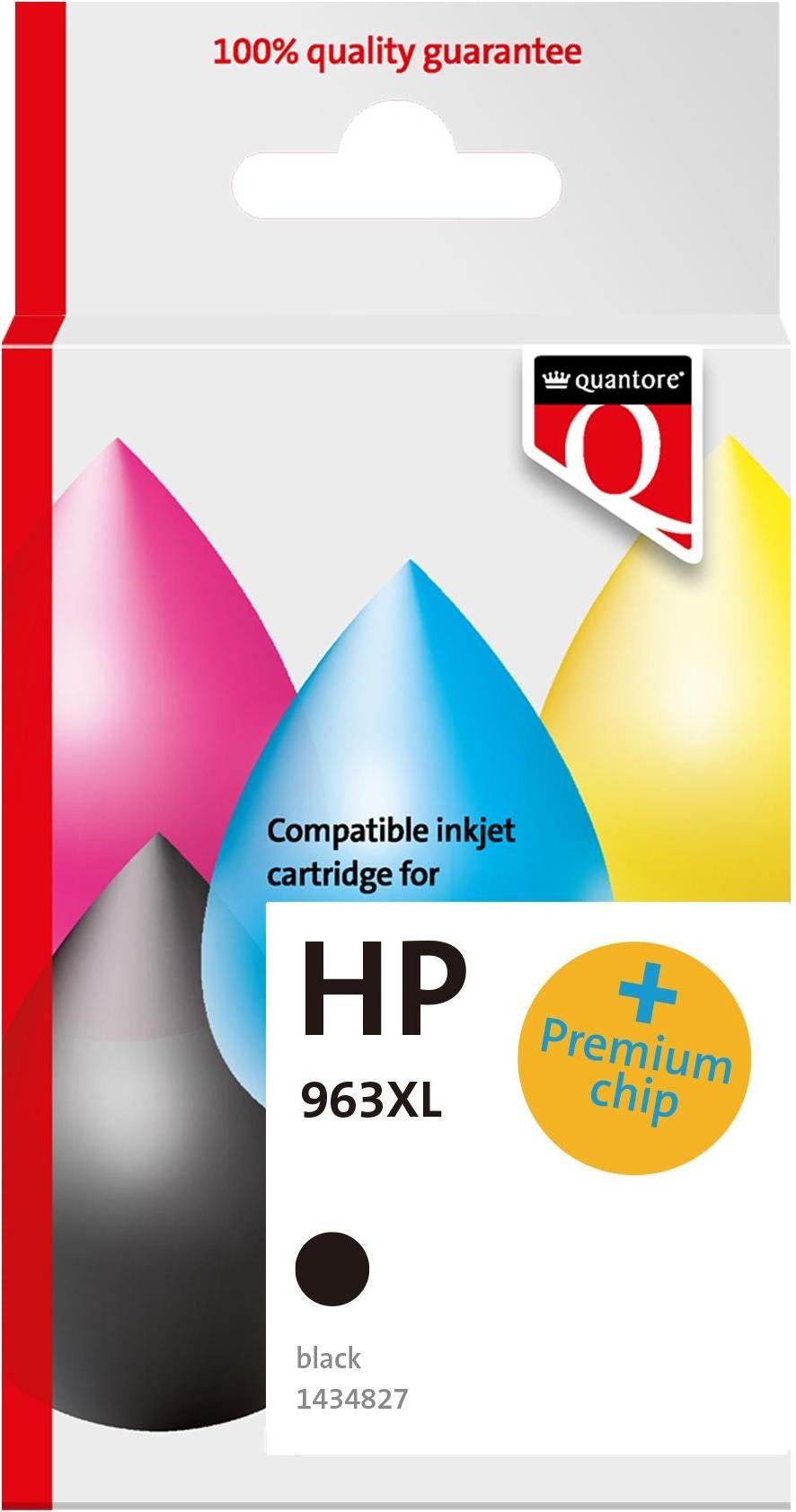 Quantore - Tintenpatrone HP 963xl 3ja30ae hc schwarz | 12 Stück