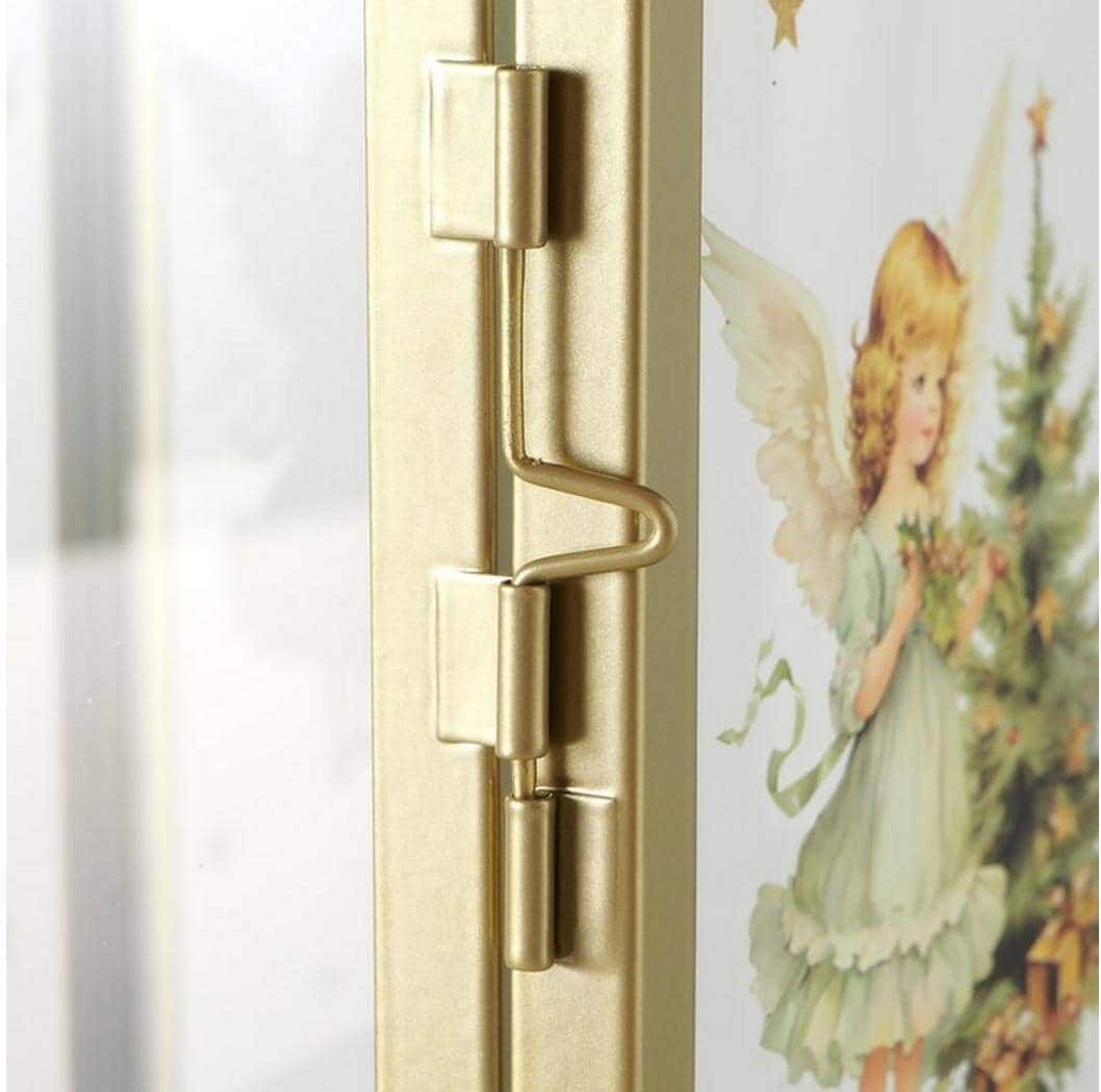 Laterne BOLTZE "Laterne Clara", gold, B:15cm H:30cm, Mobilleuchten, Laterne gold Einheitsgröße