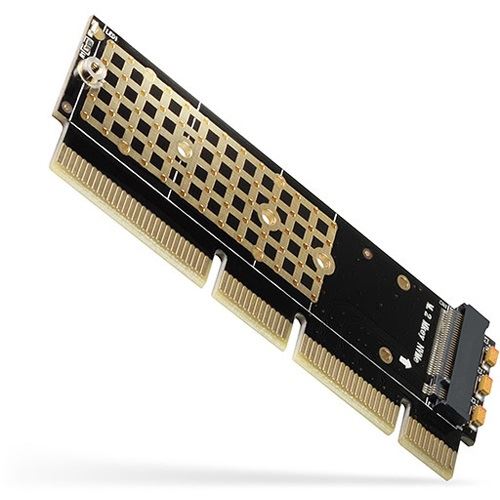 Axagon PCEM2-1U PCI-E 3.0 16x - M.2 SSD NVMe, up to 80mm SSD, low profile 1U