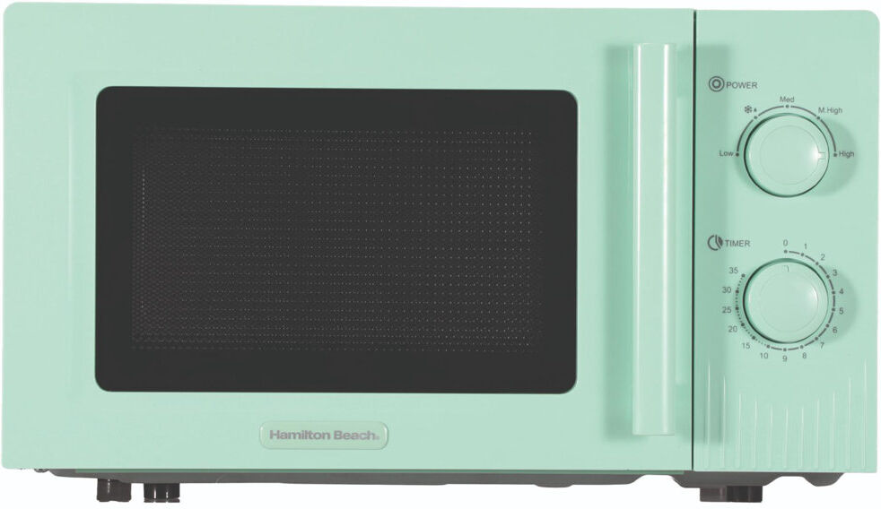 Hamilton Beach Miami 20L 800W Microwave Green 26.3cm H X 45.6cm W X 32.6cm D