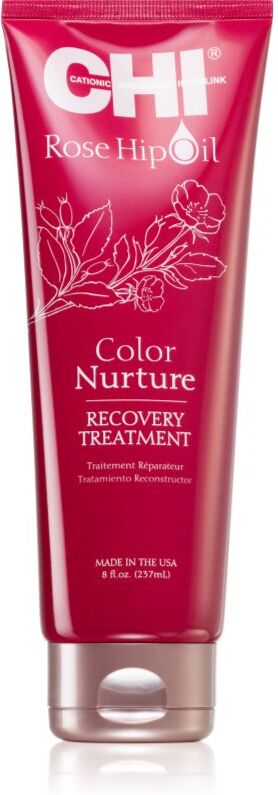 CHI Rose Hip Oil Recovery Treatment regenerierende Maske mit Tiefenwirkung für gefärbtes Haar 237 ml