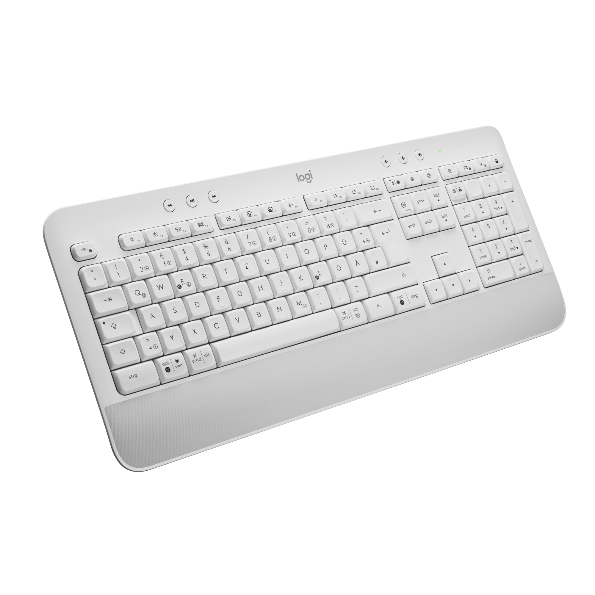 Logitech Signature K650 Tastatur kabellos (Logi Bolt), Weiß