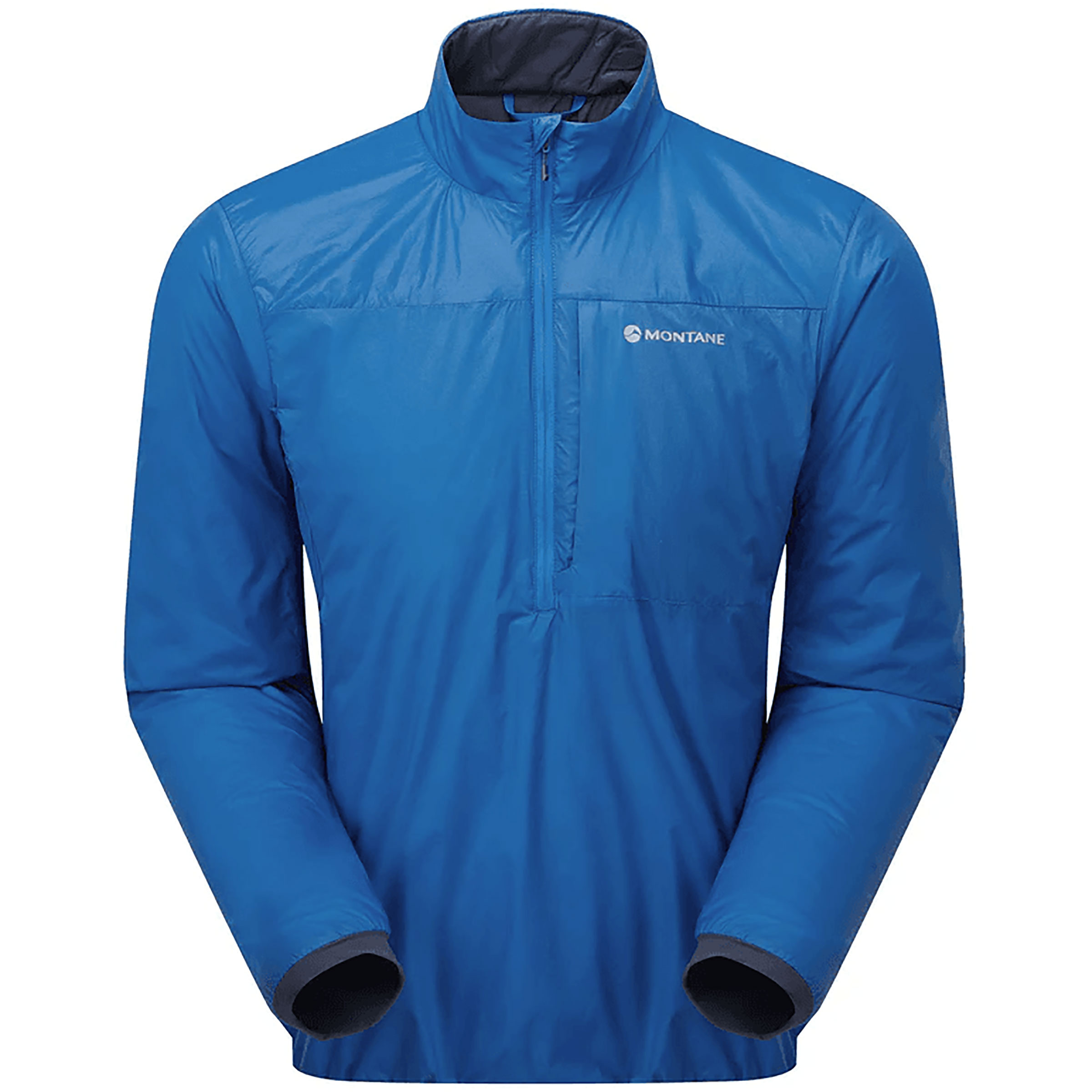 Montane Fortes Nano Pull On Herren Kunstfaserjacke blau Größe L Camping Klein verpackbar Wasserabweisend
