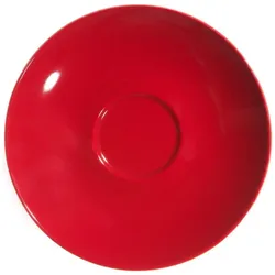 6x Flirt by R&B Kaffeeuntere 'Doppio', Teller, Rot
