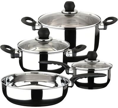 Magefesa Practika Stainless Steel Cookware Set - 7 Pieces