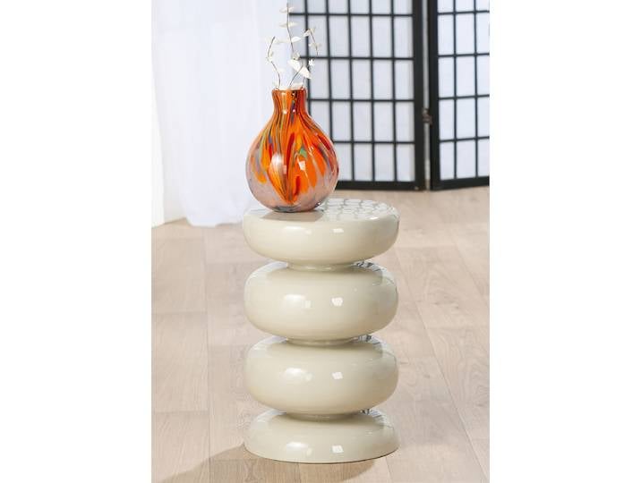 Beistelltisch Lille Ø 30cm Beige