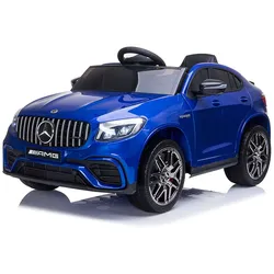 Moni Kinder Elektroauto Mercedes AMG GLC 63S, EVA-Reifen, Musik, Fernbedienung blau