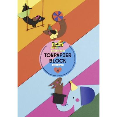 Tonpapier-Block A4 130 g/qm