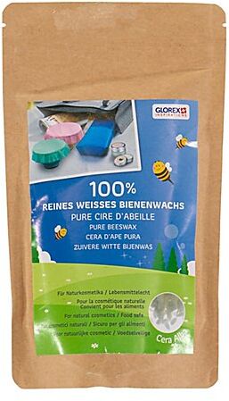 Bienenwachspastillen, weiß, 200 g, lebensmittelecht