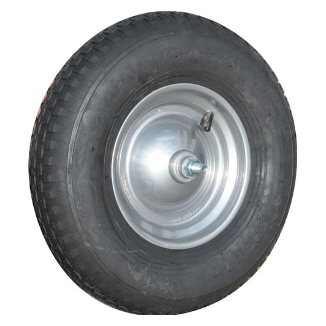 müba Luftrad Rad-Ø 400 mm Radbreite 100 mm mit Schlauch, Achse (72830)