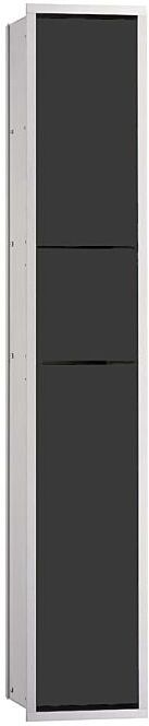 Emco Asis Gäste-WC-Modul 976027570 Papierhalter, Toilettenbürstengarnitur