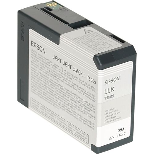 Epson Tintenpatrone light light black T 580 80 ml T 5809