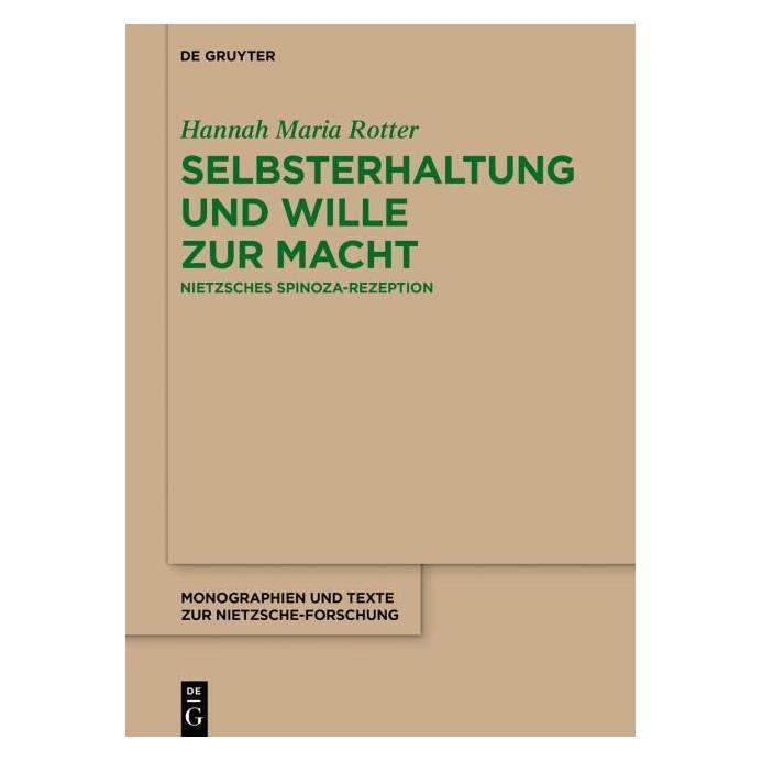 De Gruyter Grosse Wiesmann:Selbsterhaltung und Wil (Deutsch, Hardcover, Hannah Maria Rotter) (67768221)