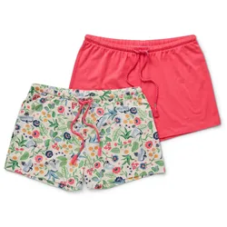 Tchibo - 2 Shorts - Damen - Gr. XL - koralle