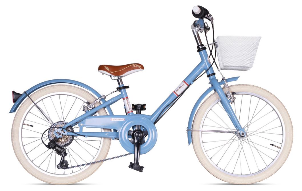 Via Veneto Unisex-Kinderfahrrad Giulietta Lady 20" 6V Größe 27 Blau Mama non Mama