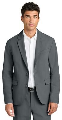 Mercer+Mettle MM3032 Capital Tech Blazer Coat in Storm Grey size XS   Polyester Blend