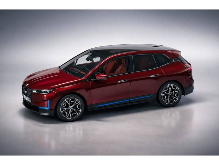 BMW Modellauto BMW iX 1:18 Miniatur Modellauto Auto Aventurin Rot – Diecast, (1-tlg)