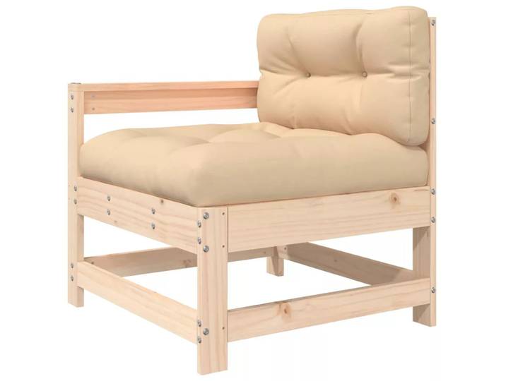 VidaXL - Gartenstuhl kiefernholz, One Size, Braun