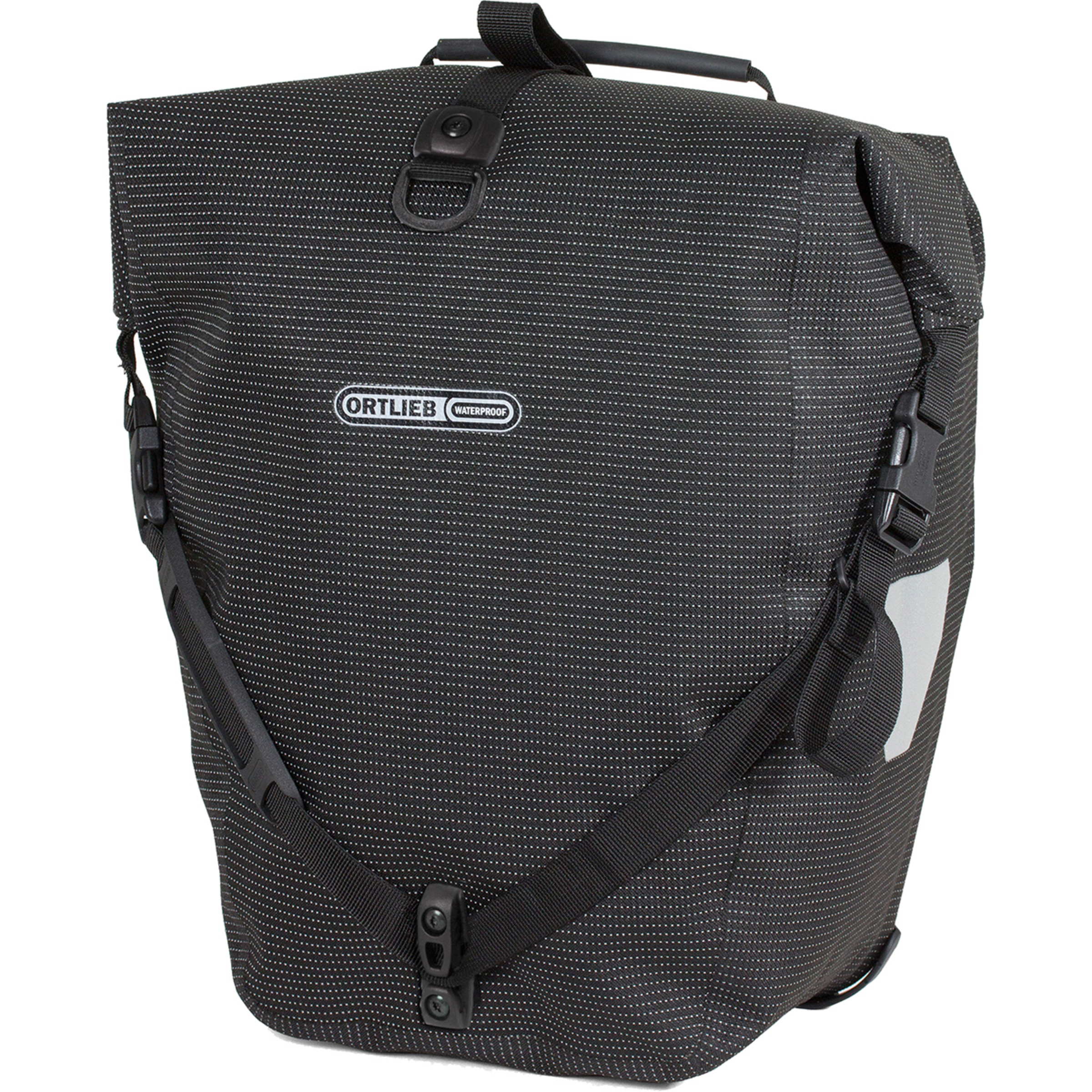 Ortlieb Back-Roller High-Vis QL2.1 Radtasche Fahrradtaschen grau Größe 20L Bikepacking Wasserdicht