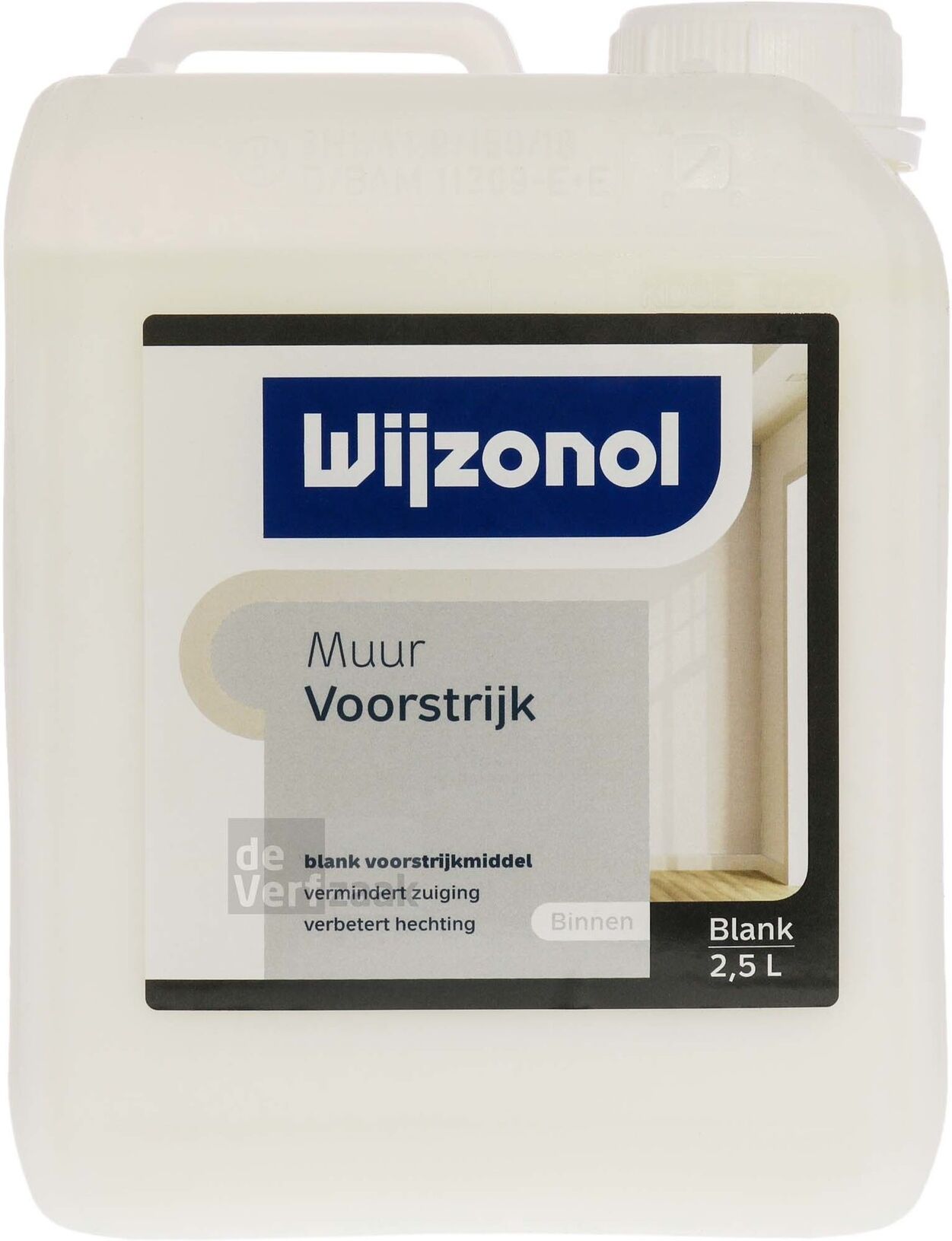 Wijzonol Muurvoorstrijk 2,5 liter Transparant   8712952040103   Verf