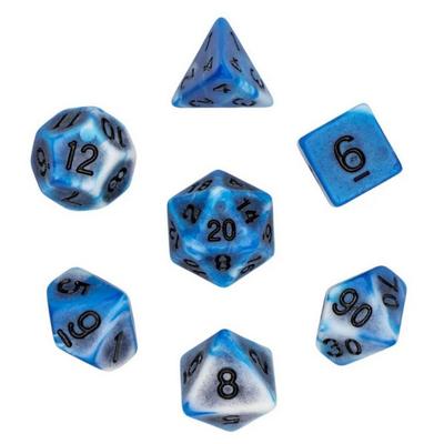Pegasus DIC18003 - Würfelset Ancient: Blue Rock (7)
