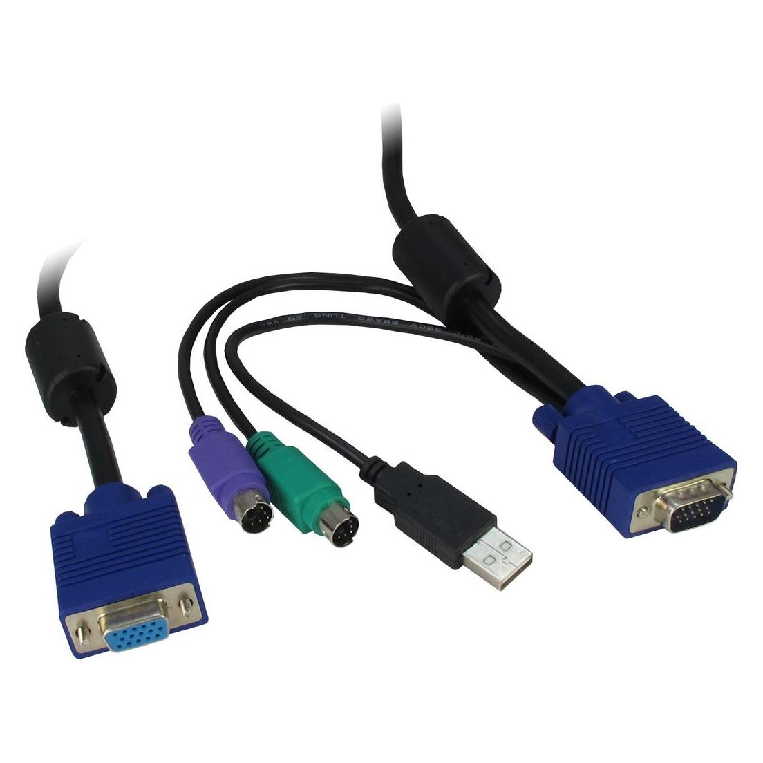 Intertech IPC KVM-Kabel VGA/PS2/USB, Länge (88887250)