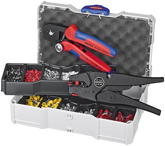 KNIPEX Aderendhülsen-Sortiment 4-kant 1250-teilig