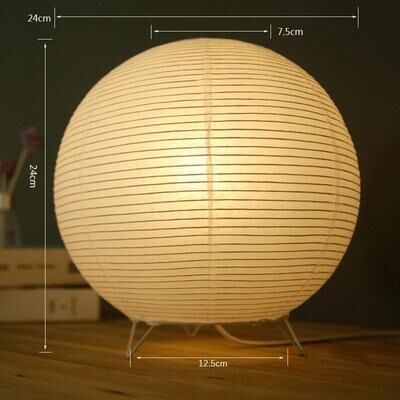 Inspired Living Wabi Sabi LED Table Lamp Nordic Bedside & Modern Desk Accent Light b us