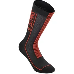 Alpinestars, Herren, Sportsocken, Summer Socks 22 (38 - 40.50), Rot, Schwarz
