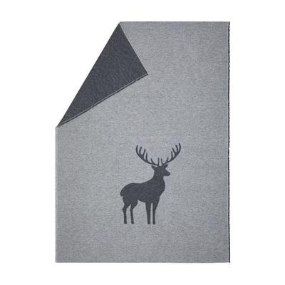 Flanelldecke 'Hirsch Struktur' (GRS)