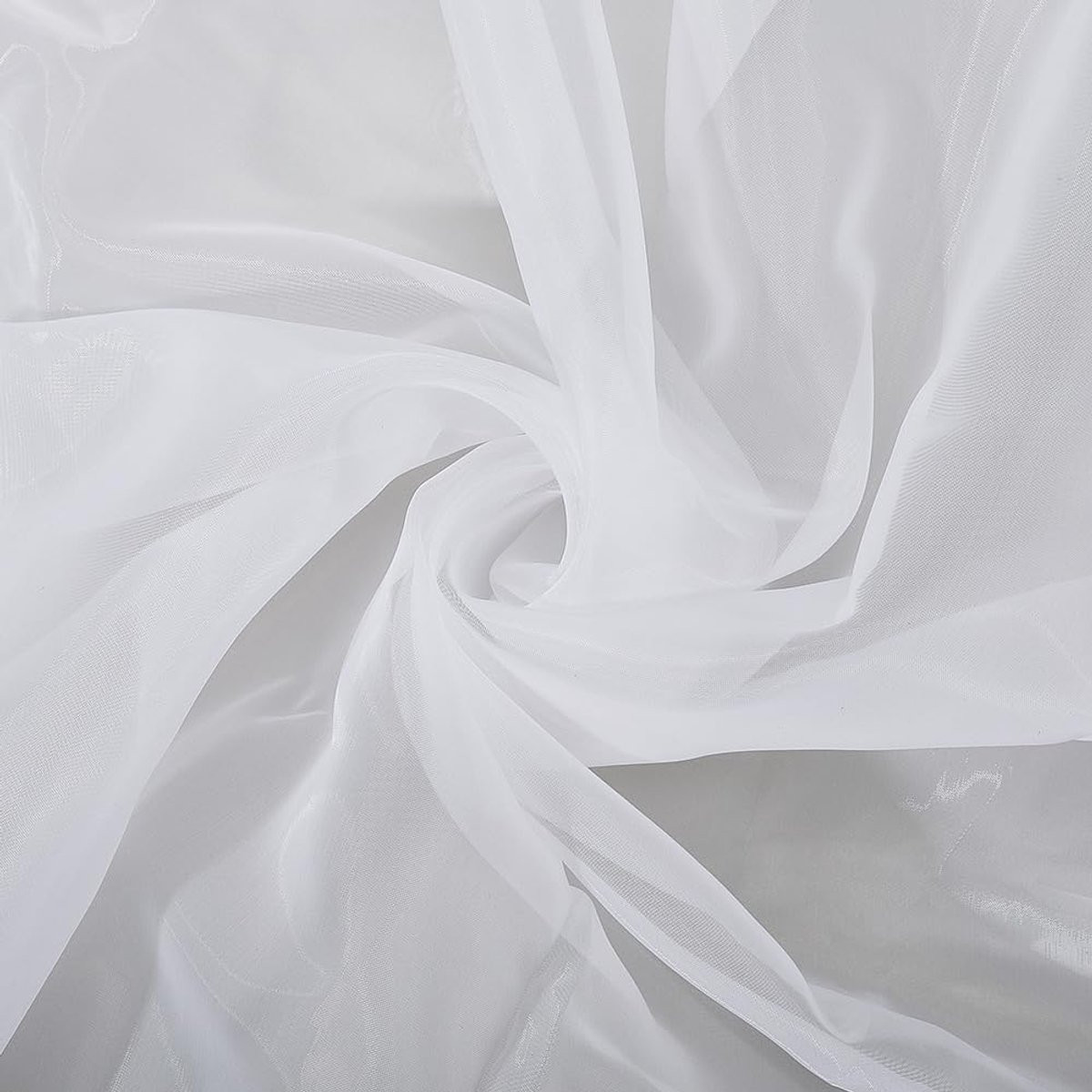 Transparante zijde chiffon gaas stof van polyester voor naaien en decoratie